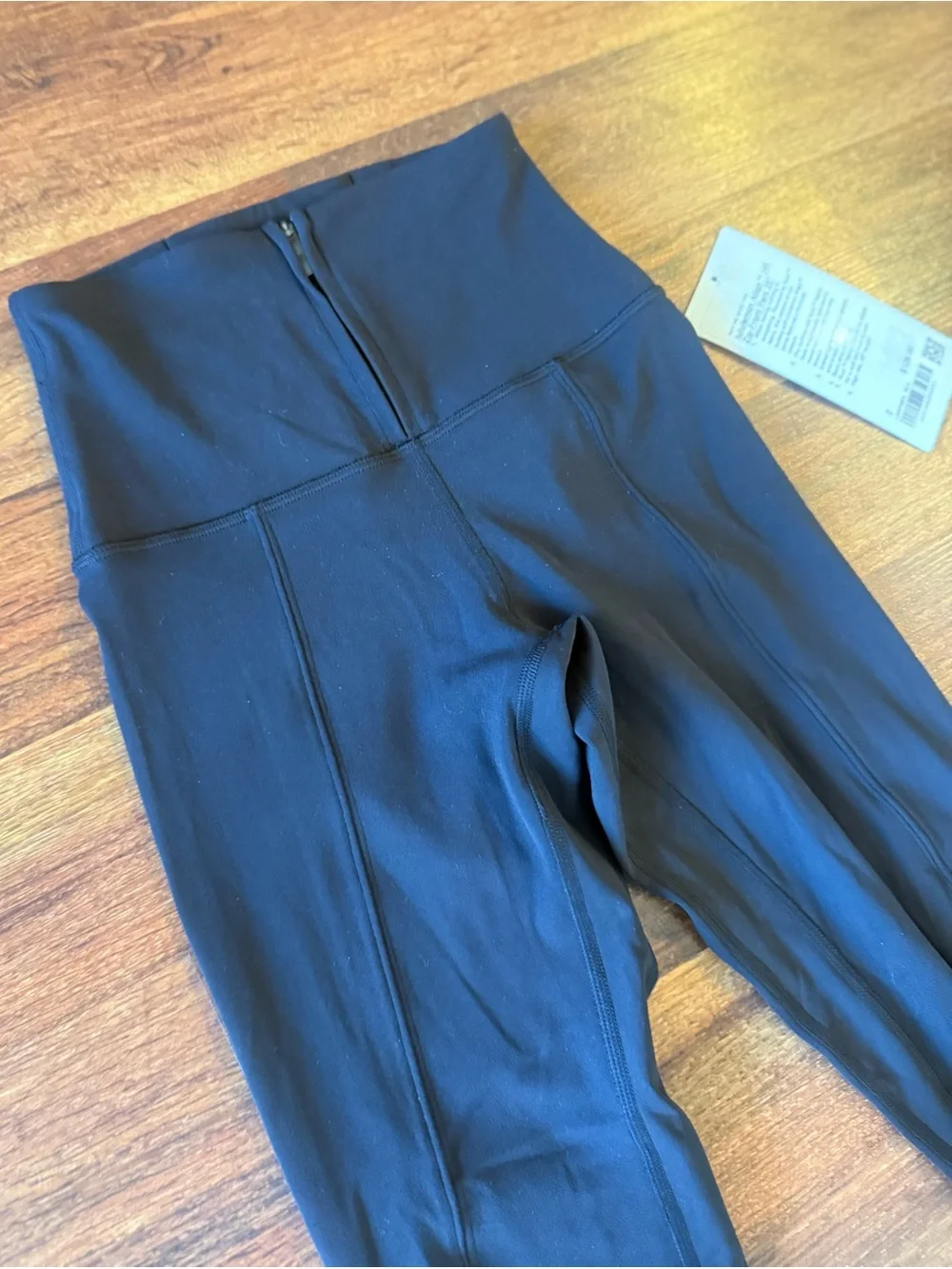 NWT Lululemon Align Zip Front Legging 25” - Black - Size 2